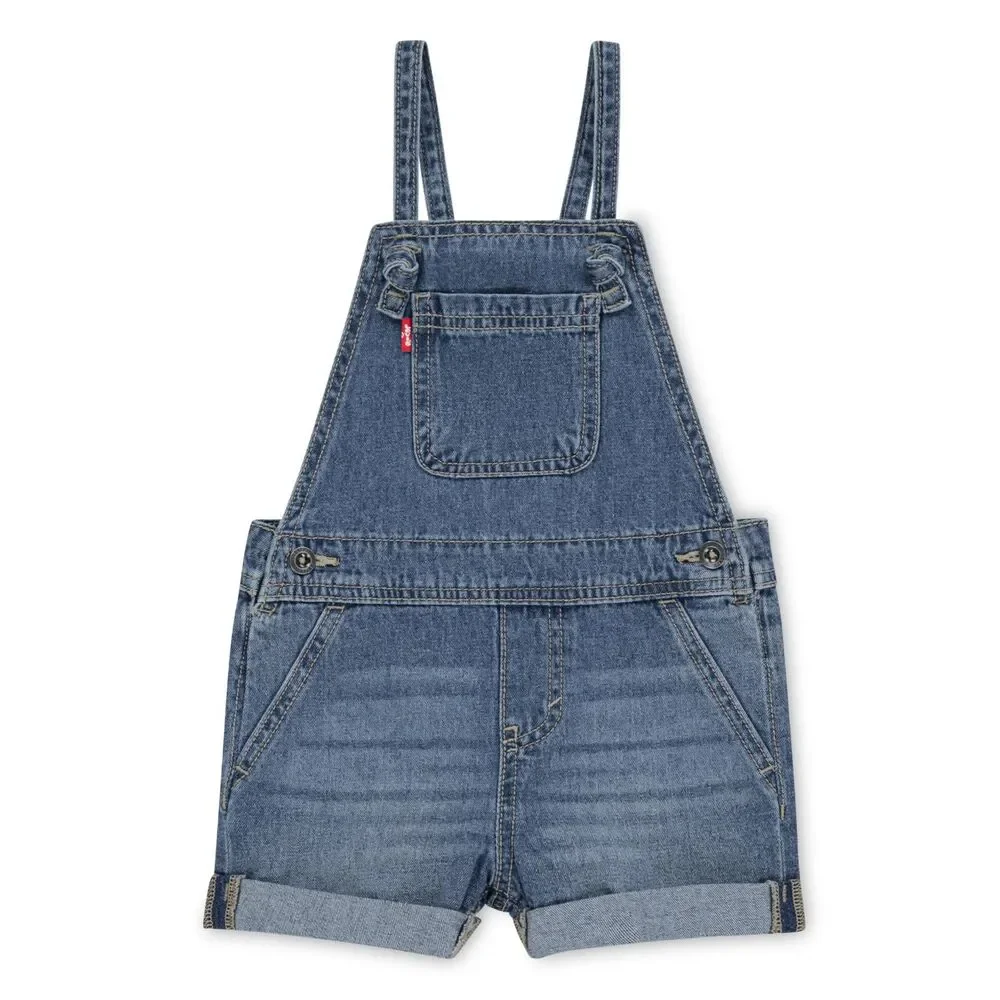 Levi's Denim Spaghetti Strap Shortalls Toddler size 4T NWOT